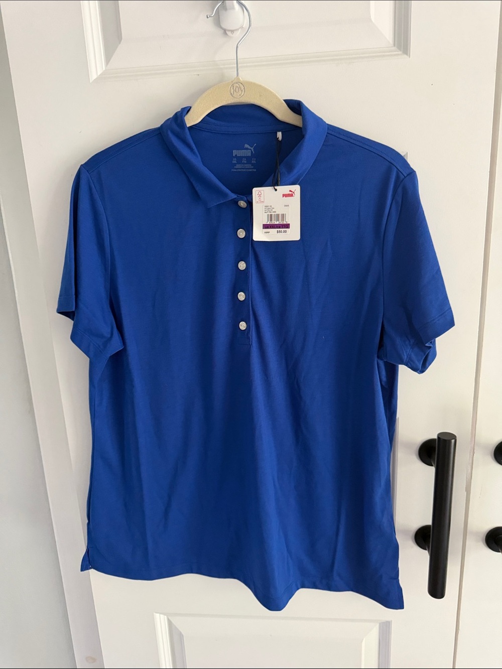 Puma ladies Cobalt Blue Short-Sleeve Polo